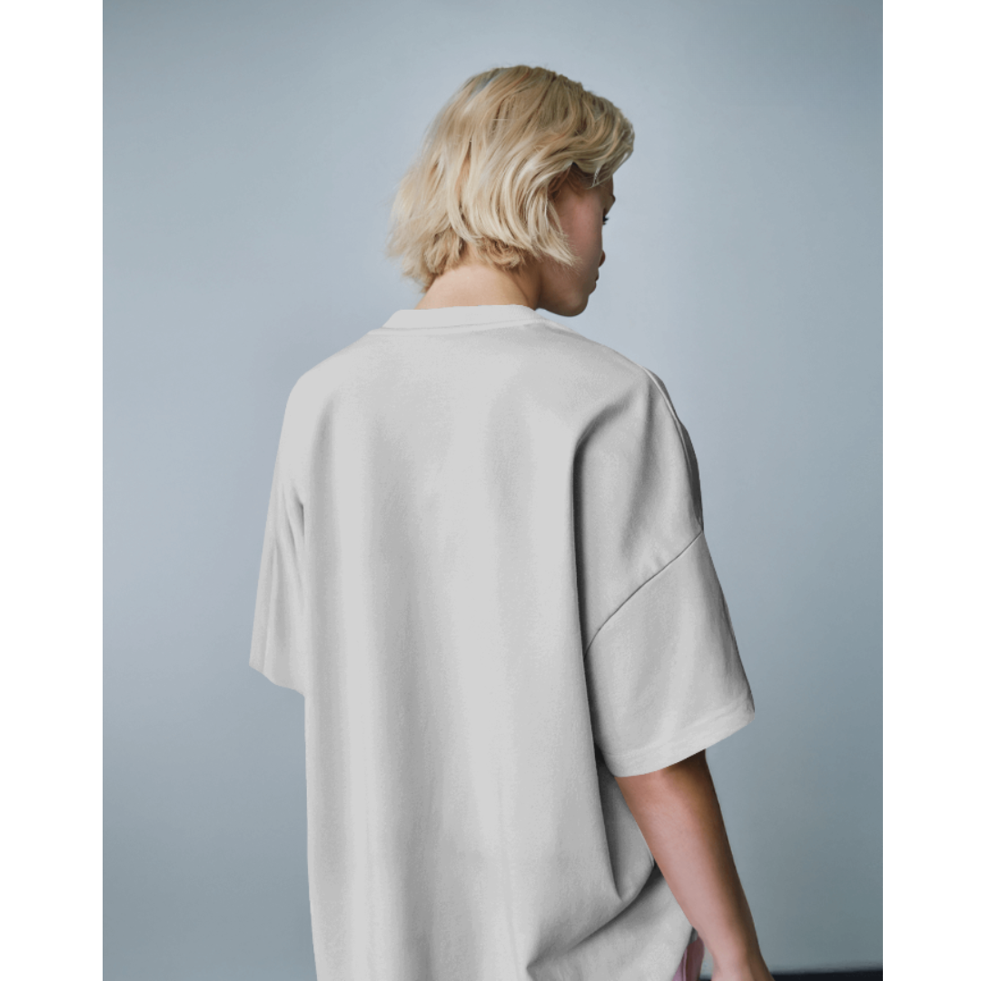 "Money Talks" Oversized White Women’s T-Shirt – Fashionable Wolf | Bold Streetwear Statement Tee