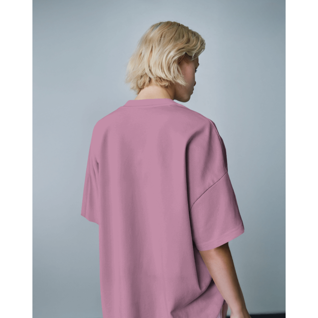 Oversized Panda Activity Graphic Lavender T-Shirt | Fashionable Wolf